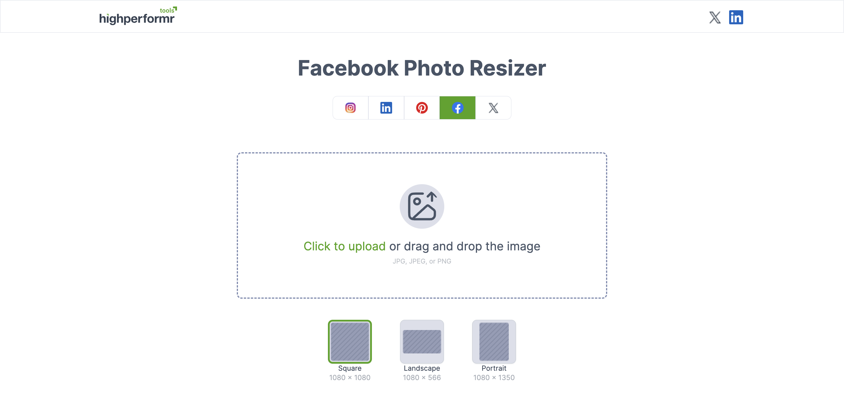 Resize facebook Photos Effortlessly with facebook Photo Resizer Free