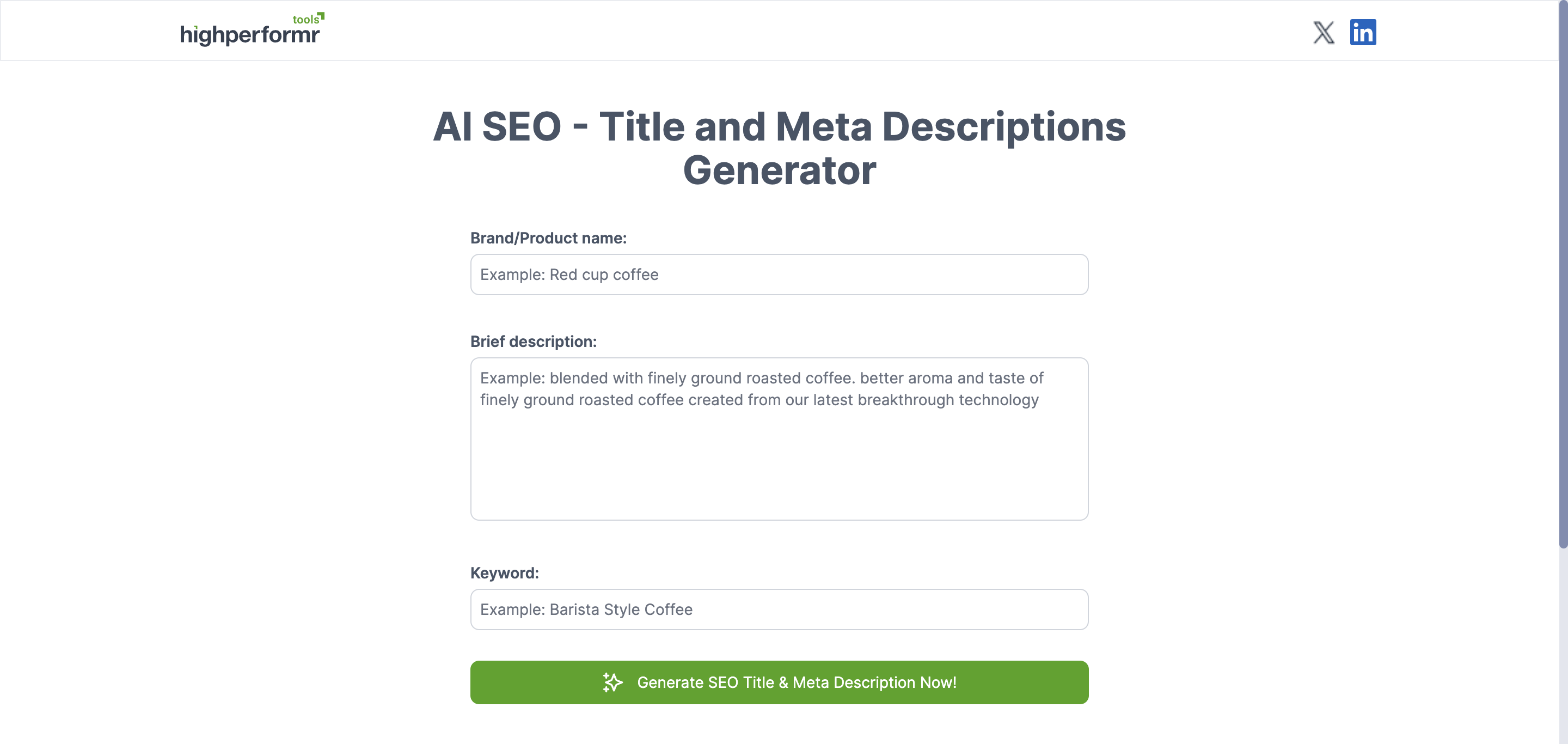 seo title and meta description generator