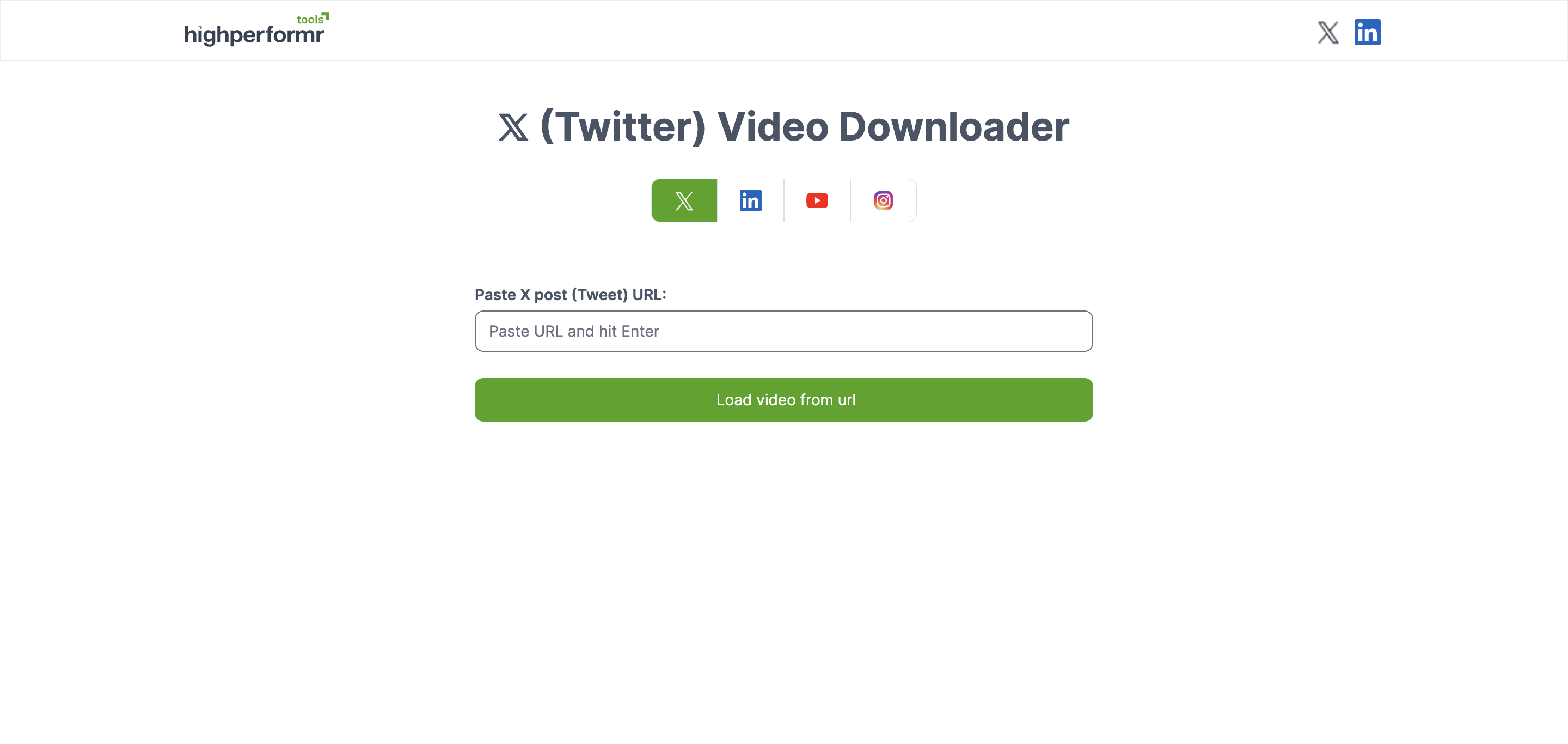 X(Twitter) Video Downloader: Download Twitter Videos in High Quality |  Highperformr.ai